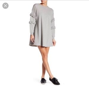 Ruffle sleeves sewing dress hazelnut at last.